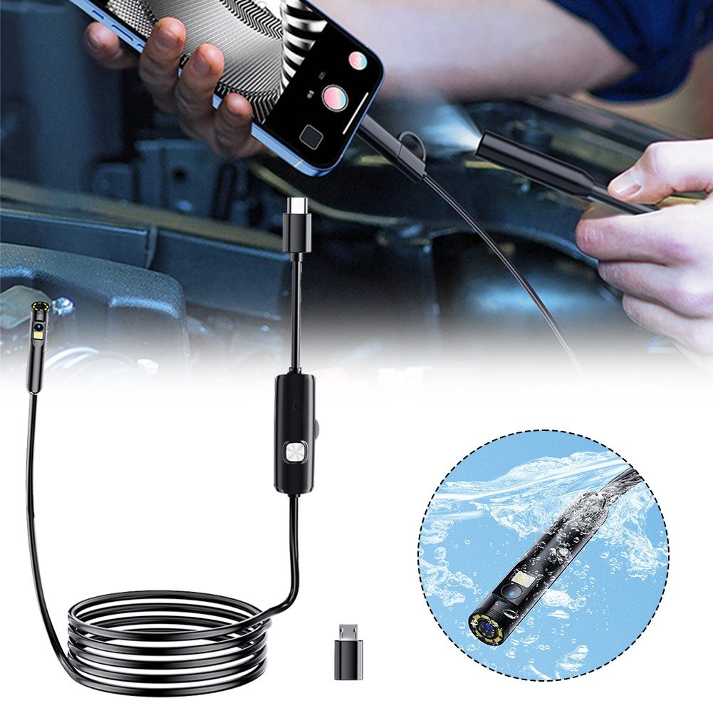 1920P Hd Endoscopic Camera With 8 Adjustable Leds 8MM Ip67 Waterproof Tool